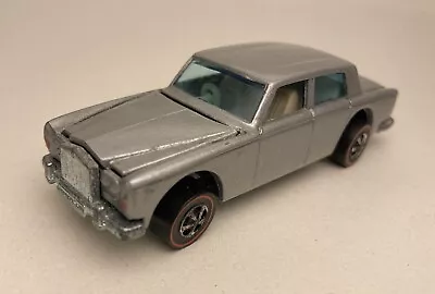 Buy Vintage Hot Wheels Redline ‘rolls Royce Silver Shadow’ Silver Mattel 1969 • 3.20£