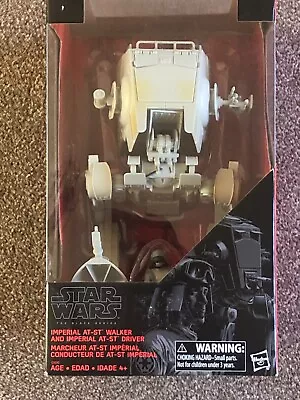 Buy Star Wars Black Series AT ST Walker With Imperial AT-ST Driver Hasbro Boxed • 33£