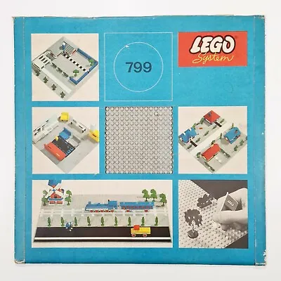 Buy 1964 LEGO System #799 Basic Plate 50x50 Grey Baseplate Grey City/City / Vintage • 25.51£