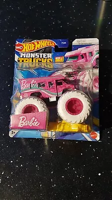 Buy Hot Wheels Monster Trucks ~ Barbie, Pink & White.  More NEW Barbie HW's Listed!! • 8.99£