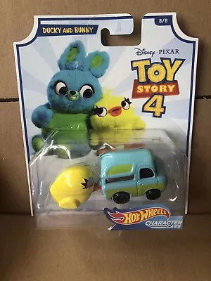 Buy HOT WHEELS DIECAST - Character Cars - Toy Story 4 - Ducky And Bunny  - 8/8 • 7.99£