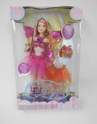 Buy 2005 Barbie Fairytopia Glowing Fairy Crystal G6261 Doll Y2K Fee Pink • 139£
