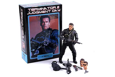 Buy NECA Terminator 2 Judgment Day T-800 Arnold Schwarzenegger 7'' Action Figure Toy • 30.91£