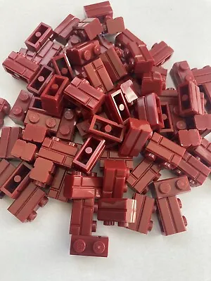 Buy (98283) LEGO Bricks, Dark Red Modified 1x2 With Masonry Profile (50 Pack) • 10.29£