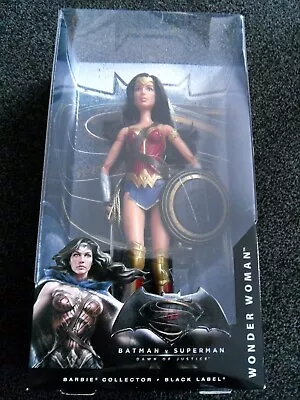 Buy Batman V Superman :Dawn Of Justice - Wonder Woman - Barbie Black Label Collector • 84.99£