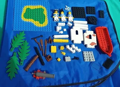 Buy Lego Pirate Bundle From Set 6265 Sabre, Mini Figures, Base, Trees & Castle Part • 11.50£