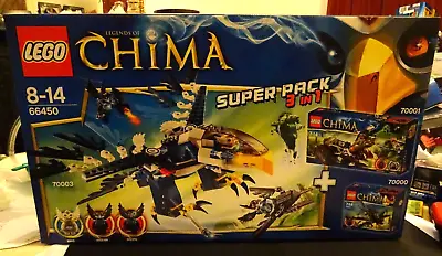 Buy Lego 66450 CHIMA 3 IN 1 SUPER PACK SEALED BOX • 67£