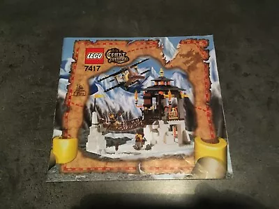 Buy LEGO 7417 Adventurers Orient Expedition Temple Of Mount Everest Instruction... • 4.72£