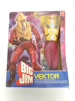 Buy Vintage Big Jim Mattel Vektor Action Figure Mint Boxed • 195£