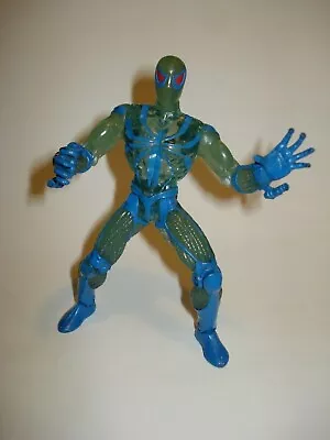 Buy Spider-Man Animated BLUE ICE ARMOUR ToyBiz 5  Action Figure Marvel 1996 EX/C • 6.99£