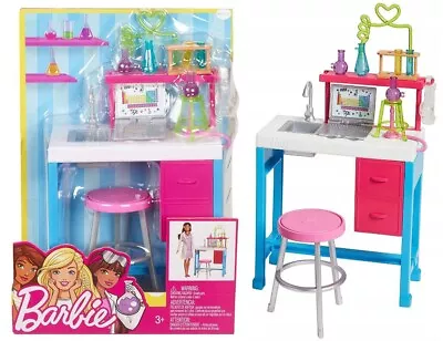 Buy Mattel SCIENCE LABORATORY FJB28 Barbie Furniture Set • 40.07£