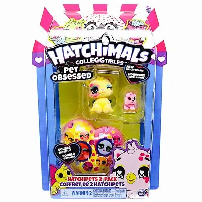 Buy Humingbear & Puppy Yellow Hatchimals Colleggtibles Pet Obsessed Hatch Hearts • 14.11£