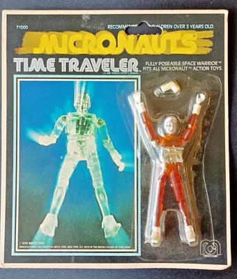 Buy 1976 Micronauts Time Traveler Translucent Orange Orange Red Mego • 157.88£
