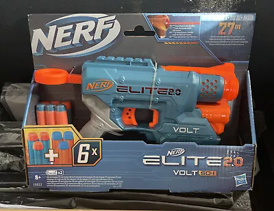 Buy Official Nerf Elite 2.0 Volt SD-1 Blaster, 6 Nerf Darts, From Hasbro • 15.99£