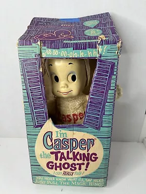 Buy 1961 Mattel Casper The Friendly Ghost Talking Ghost Doll In Original Box • 377.99£