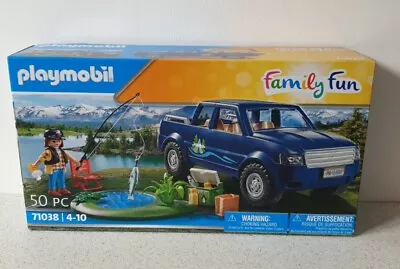 Buy PLAYMOBIL 71038 Fishing Trip With Pick Up Truck Figure BNIB 50 Pieces Family Fun • 27.99£