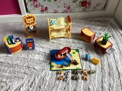Buy RARE Playmobil 4287 Children's Room Modern Home Beds  MINIATURE Noah’s Ark Set • 12.95£