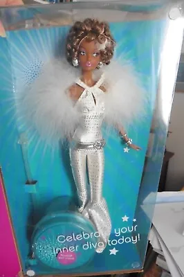 Buy 2008 Barbie Celebrate Disco Doll Black Pink Label Collector Mattel RARE! • 304.05£