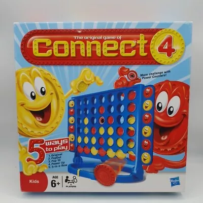 Buy Hasbro Connect 4 Kids Game 2009 5 Ways To Play 2 Players Age 6+ • 10£
