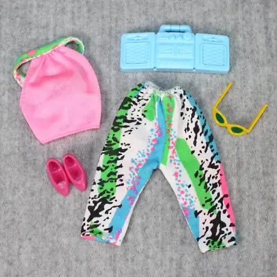 Buy BARBIE MATTEL Doll Fashion 1990s Vintage Pink Summer Outfit & Accessory Set • 13.33£