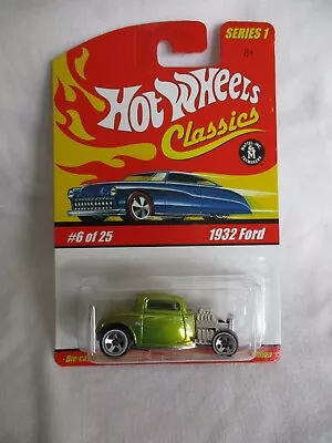 Buy Hot Wheels 2005 Classics Series 1, 1932 Ford Yellow Chrome Sealed In Card • 4.99£