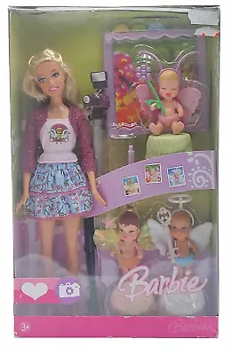 Buy 2006 Barbie I Can Be Photographer Doll With 3 Babies / Mattel K8577 / New & Original Packaging • 82.24£
