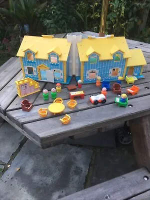 Buy Vintage 1969 Fisher-Price Play Family House - Little People And  Accessories • 15£