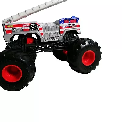 Buy Fire Truck 5 Alarm 68 Stars Monster Jam Truck 1:24 Hotwheels Spinmaster Die-cast • 12.99£