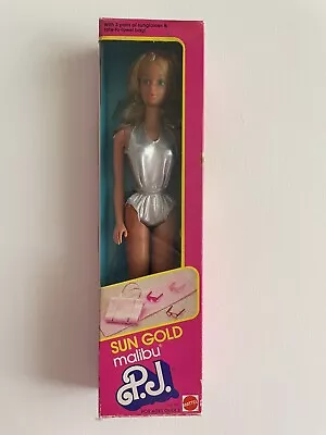 Buy Barbie Sun Gold Malibu P.j.  Made In Hong Kong Nrfb 1983  • 300.31£