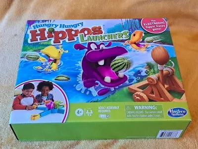 Buy Hasbro Hungry Hippos Launchers Childrens Family Board Game  Brand New Sealed • 10£