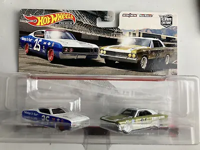 Buy Hot Wheels Premium New '69 Ford Torino + '66 Chevelle Twin Pack On Real Riders • 23.50£