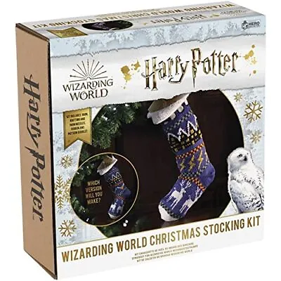 Buy Hero Collector Hogwarts Christmas Stocking Kit   Harry Potter Wizarding World Kn • 13.45£