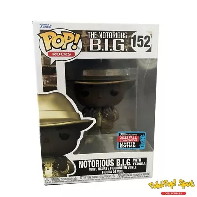 Buy Funko Pop The Notorious B.I.G With Fedora #152 POP! (2022 Fall Convention LTD.) • 32.94£