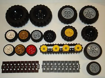 Buy Lego Technic - Wheels, Axles, Tracks, Chain Links, - Multiple Variations! • 3.25£