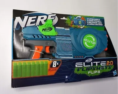 Buy Nerf Elite 2.0 Flipshots Flip-8 Blaster Brand New! • 14.99£