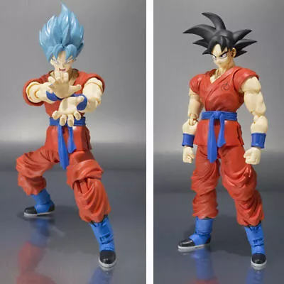 Buy Dragon Ball Z Action Figure Son Goku Super Saiyan S.H.Figuarts Anime DBZ Model • 23.98£