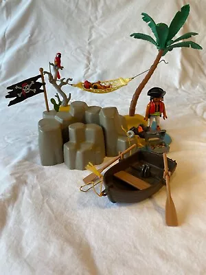 Buy Playmobil Set 4139 Pirate Island Compact Set - With Hammock Virtually Complete • 4.50£