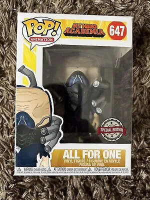Buy Funko Pop! Anime: My Hero Academia- All For One #647- Special Edition- New • 14.99£
