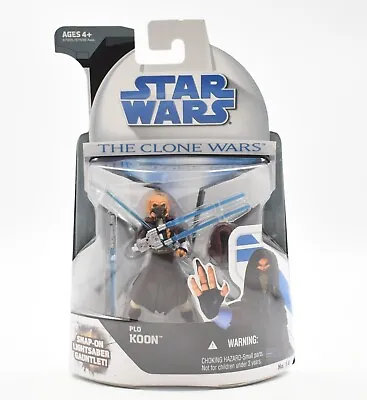 Buy Star Wars The Clone Wars - Plo Koon Action Figure No.14 • 24.99£