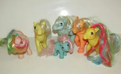 Buy My Little Pony G1 80s Bundle 6x Job Lot , Party Time, Windwhistle, Pretty Vision • 33.99£