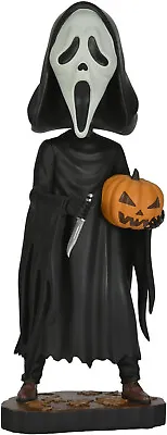 Buy Neca Scream GhostFace With Pumpkin Head Knocker Bobblehead  • 44.99£