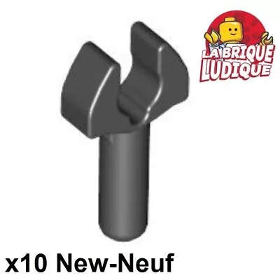 Buy LEGO 10x Bar 1L With Clip Mechanical Claw Clamp Black/Black 48729b NEW • 1.93£