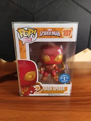 Buy Marvel Funko Pop - Iron Spider #107 - Underground Toys - Slight Damage To Box  • 10.50£
