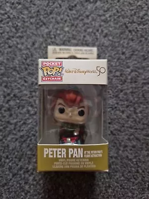 Buy Funko Pocket POP Keychain Disney World 50th Anniversary Peter Pan New • 4£