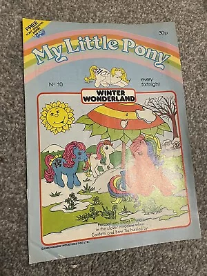 Buy Vintage G1 My Little Pony UK Magazine Comic Issue 10 Winter Wonderland • 6£