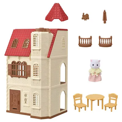 Buy Epoch Sylvanian Families HA-49 House With A Red Roof Elevator Akaiyane-no-elevat • 89.99£