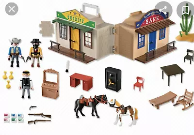 Buy Playmobil 4398 Western City Sheriff Office & Bank SPARES PARTS • 2.99£