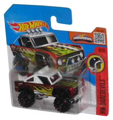Buy Hot Wheels HW Daredevils 8/10 (2015) Red Custom Ford Bronco Toy Truck 153/250 • 15.85£