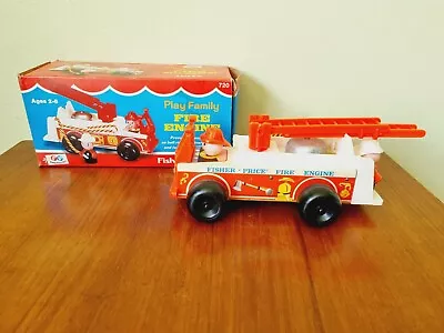 Buy Vintage 1972 Fisher Price Fire Engine Complete Box Working Made In Britain  • 19.99£