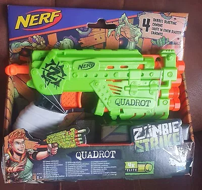 Buy Brand New Nerf Quadrot Zombie Strike Gun • 11.99£